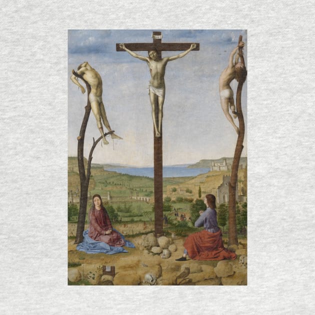 Calvary by Antonello da Messina by Classic Art Stall